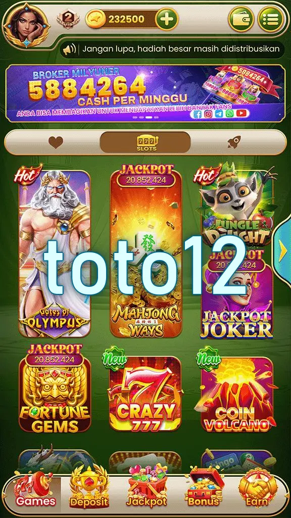 toto12 Masuk